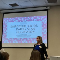 Dating Coaching with Karen - Presenting my research in dating at St. Augustine University