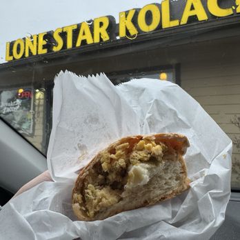 Lone Star Kolaches - Ranchero | ig: jenns.noms - Breakfast & Brunch Near Me - Austin, Texas Lone Star Kolaches - Ranchero | ig: jenns.noms - Breakfast & Brunch Near Me - Austin, Texas