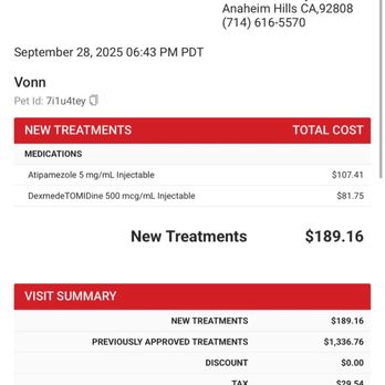 Veterinary Emergency Group - The bills for the ridiculous visit. Total scam and they have you captive. I've never seen something this terrible - Emergency Pet Hospital Near Me - Anaheim, California Veterinary Emergency Group - The bills for the ridiculous visit. Total scam and they have you captive. I've never seen something this terrible - Emergency Pet Hospital Near Me - Anaheim, California