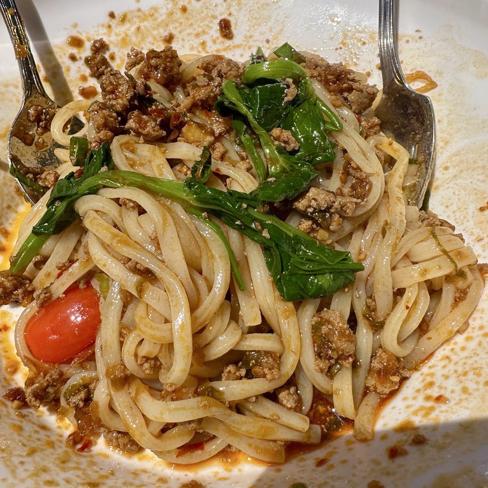 Dumpling Kitchen & Bar - Dan Dan noodles $16 - Dim Sum Near Me - Burlingame, California