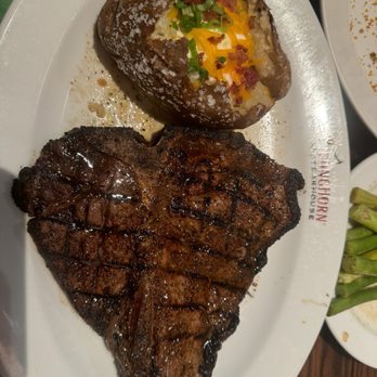 LongHorn Steakhouse - The Longhorn and Loaded Baked Potato - Steakhouses Near Me - Waldorf, Maryland