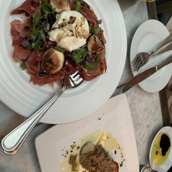 Barrique - Today's special burrata salad w ham - Wine Bars Near Me - Venice, California