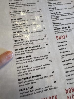 Menu photo 4 Birdeez Reno, NV