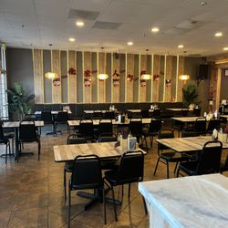 Inside the restaurant