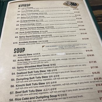 Lim's Kitchen - Menu as of 2025 - Korean Near Me - New York, New York