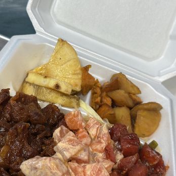 Aloha Pacific Island Grill - Deluxe plate - Poke Near Me - Corpus Christi, Texas