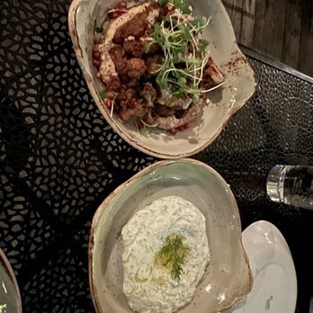 Taverna Veranda - Cauliflower and Tzatziki - Mediterranean Near Me - Edgewater, New Jersey Taverna Veranda - Cauliflower and Tzatziki - Mediterranean Near Me - Edgewater, New Jersey