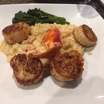 Craft Bistro - Scallops with lobster risotto - New American Near Me - West Jefferson, North Carolina