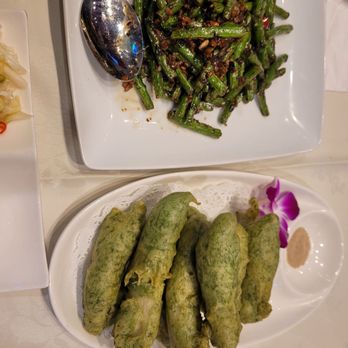 Shanghailander Palace - Seaweed wrapped fish. Fish has no taste and wrap is chewy. String beans awesome - Shanghainese Near Me - Arcadia, California Shanghailander Palace - Seaweed wrapped fish. Fish has no taste and wrap is chewy. String beans awesome - Shanghainese Near Me - Arcadia, California