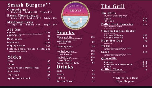 Menu photo 2 Between the Buoys Smithville, MO Menu photo 2 Between the Buoys Smithville, MO