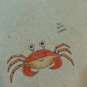 The Mad Crabber - A silly little drawing on the tablecloth - Seafood Near Me - Avon, North Carolina The Mad Crabber - A silly little drawing on the tablecloth - Seafood Near Me - Avon, North Carolina