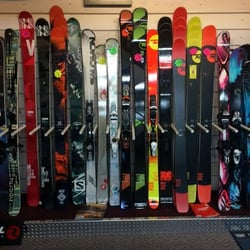 Hughes Ski Hut - So many skis!