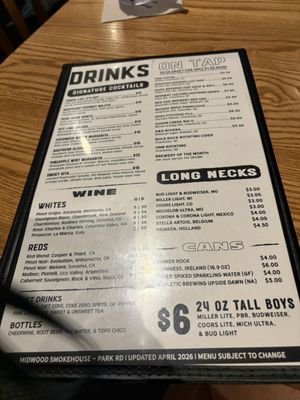 Menu photo 3 Midwood Smokehouse - Central Ave Charlotte, NC Menu photo 3 Midwood Smokehouse - Central Ave Charlotte, NC