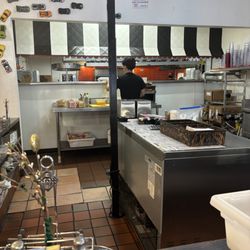 Kitchen & Food Pickup Area