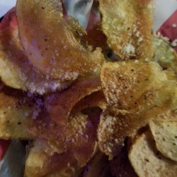 The Pie-Zan's Pizzeria - Homemade chips came with the Gyro, great sprinkled with parm. - Italian Near Me - Gunnison, Colorado The Pie-Zan's Pizzeria - Homemade chips came with the Gyro, great sprinkled with parm. - Italian Near Me - Gunnison, Colorado