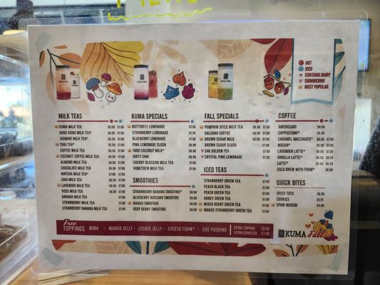 Menu photo 1 Kuma Boba Sterling Heights, MI