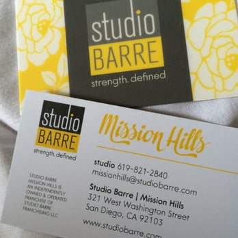 Studio Barre - Mission Hills - Barre Classes Near Me - San Diego, California