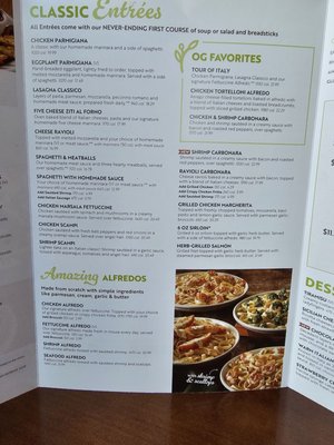 Menu photo 4 Olive Garden Roanoke, VA