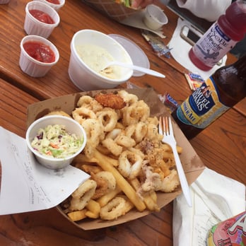 Neptune's Net - Calamari and scallop platter - Seafood Near Me - Malibu, California Neptune's Net - Calamari and scallop platter - Seafood Near Me - Malibu, California