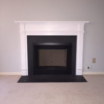 Premier Chimney and Roofing - New vent free fireplace awaiting gas log installation. Custom slate and mantel. - Roofing Near Me - Virginia Beach, Virginia Premier Chimney and Roofing - New vent free fireplace awaiting gas log installation. Custom slate and mantel. - Roofing Near Me - Virginia Beach, Virginia