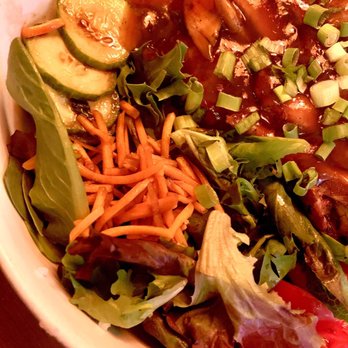Fat Choy - Chicken Teriyaki with balsamic salad - New American Near Me - Las Vegas, Nevada Fat Choy - Chicken Teriyaki with balsamic salad - New American Near Me - Las Vegas, Nevada