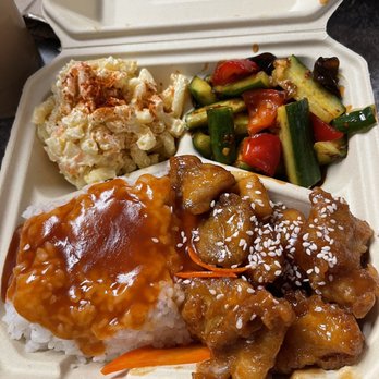 Fengying’s Kitchen - Sweet and Sour Chicken with Macaroni Salad and Cucumber Salad - Bubble Tea Near Me - Garibaldi, Oregon Fengying’s Kitchen - Sweet and Sour Chicken with Macaroni Salad and Cucumber Salad - Bubble Tea Near Me - Garibaldi, Oregon