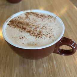 Chai latte with almond milk Chai latte with almond milk