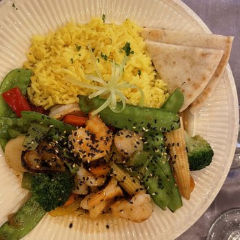 Purple Chopstix - Daisy Stir Fry with Shrimp - New American Near Me - Athens, Ohio
