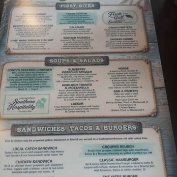 Leroy’s Fish Shack - Menu - Seafood Near Me - Punta Gorda, Florida