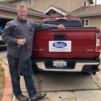 Reitz Heating & Air - EJ and his truck! - Heating & Air Conditioning/HVAC Near Me - Ramona, California