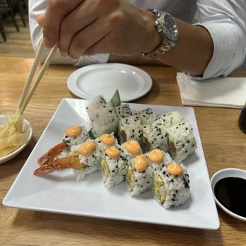 Isekai Sushi and Cafe - Shrimp 19. Tempura Shrimp Roll (C) - Sushi Bars Near Me - Tampa, Florida Isekai Sushi and Cafe - Shrimp 19. Tempura Shrimp Roll (C) - Sushi Bars Near Me - Tampa, Florida