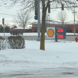 Shell - Too bad it's too cold for a wash!