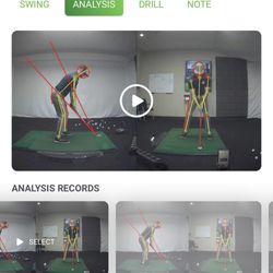 Golftec Herndon - Swing analysis videos are reviewed real time and then uploaded to app for my review.