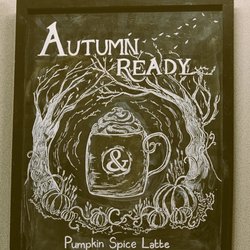 Barnes & Noble Booksellers - I watched the employee who is a good artist create this picture. Oh, and he makes a good latte, too!