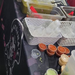 a table full of tacos