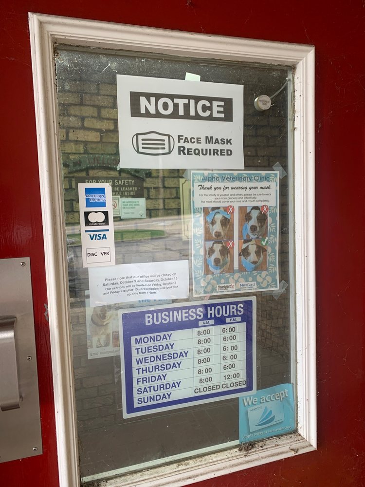ALPHA VETERINARY CLINIC Updated September 2024 2515 Dayton Xenia Rd