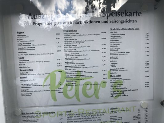 Menu photo 2 Peter's Thale, ST