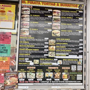 El Pirata Tortas Y Burritos - The menu - Latin American Near Me - Seattle, Washington El Pirata Tortas Y Burritos - The menu - Latin American Near Me - Seattle, Washington