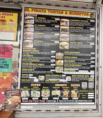 Menu photo 3 El Pirata Tortas Y Burritos Seattle, WA Menu photo 3 El Pirata Tortas Y Burritos Seattle, WA
