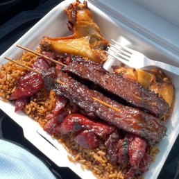 #16. Boneless Ribs, Beef Teriyaki and Pork Fried Rice I also added a side of Chicken Wings #16. Boneless Ribs, Beef Teriyaki and Pork Fried Rice I also added a side of Chicken Wings