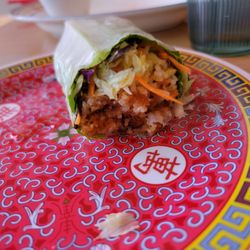 Lucky Lotus - Inside view of rice wraps!