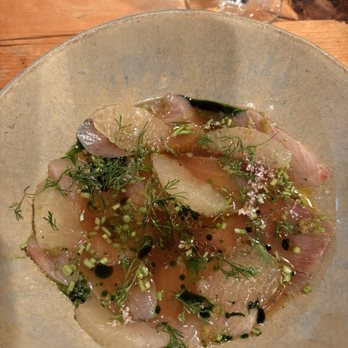 Hatchet Hall - Hamachi crudo - Cocktail Bars Near Me - Los Angeles, California Hatchet Hall - Hamachi crudo - Cocktail Bars Near Me - Los Angeles, California