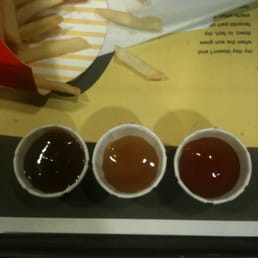 Yes! They finally got BBQ sauce along with sweet and sour & the usual ketchup :)