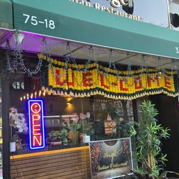 Exterior outside entrance of Angel Indian Restaurant - Exterior - Jackson Heights, New York Exterior outside entrance of Angel Indian Restaurant - Exterior - Jackson Heights, New York