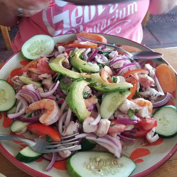 El Coleguita Marina - Combo shrimp and octopus salad - Mexican Near Me - Puerto Vallarta, JAL El Coleguita Marina - Combo shrimp and octopus salad - Mexican Near Me - Puerto Vallarta, JAL