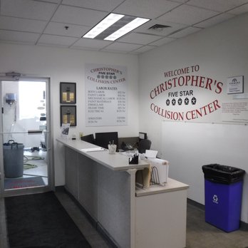 Christopher's Collision Center - Front desk / Reception - Body Shops Near Me - Golden, Colorado Christopher's Collision Center - Front desk / Reception - Body Shops Near Me - Golden, Colorado