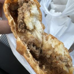 Beef piroshki ($2.50)
