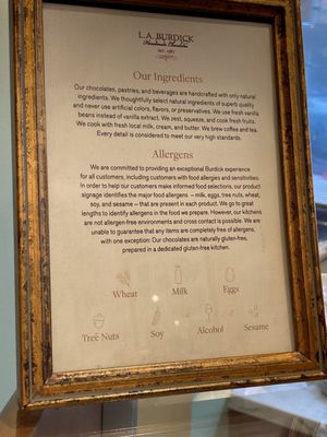Menu photo 4 L.A. Burdick Handmade Chocolates Chicago, IL
