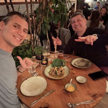 The Progress - Selfie with the shrimp dish which - New American Near Me - San Francisco, California The Progress - Selfie with the shrimp dish which - New American Near Me - San Francisco, California