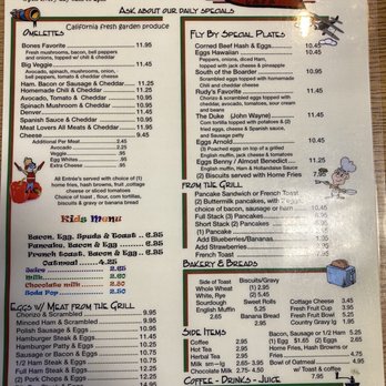 Mile High Cafe - Breakfast menu - Cafes Near Me - Hesperia, California